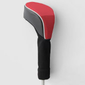 Aangepaste twee-tonige Tomato Red Hybrid Golf Head Golfheadcover (Schuin)