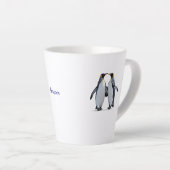 Aangepaste Twee-zijdige Afbeelding Latte Mok Sjabl (Rechterhoek)