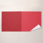 Aangepaste tweekleurige gespikkelde bodembadhanddo badhanddoek (Badhanddoek)