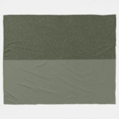 Aangepaste tweekleurige mos fleece deken met textu (Voorkant (Horizontaal))