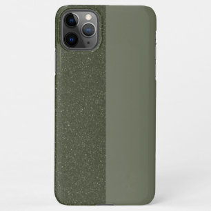 Aangepaste tweekleurige Moss Green iPhone 11 Pro M 11Pro Max Hoesje