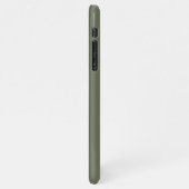 Aangepaste tweekleurige Moss Green iPhone 11 Pro M Hoesje (Linkerkant)