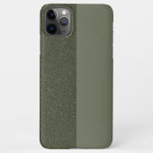 Aangepaste tweekleurige Moss Green iPhone 11 Pro M iPhone Hoesje (Achterkant)