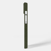 Aangepaste tweekleurige Moss Green Texture iPhone  Case-Mate iPhone Case (Achterkant / Links)