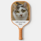 Aangepaste tweeledige tekst voor de fotonaam Aange Pickleball Paddle (Voorkant)