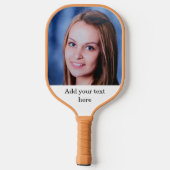 Aangepaste tweeledige tekst voor de fotonaam Aange Pickleball Paddle (Achterkant)
