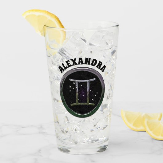 Aangepaste Tweelingen Glas (Voorkant ijs)