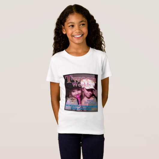 Aangepaste Tween Weekly T-shirt (Voorkant volledig)
