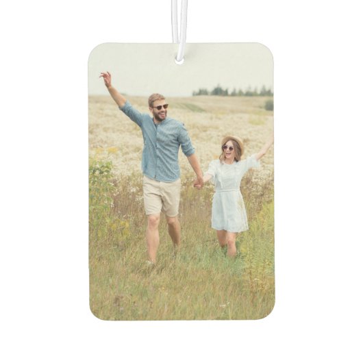 Aangepaste tweeslachtig paar fotoauto's luchtverfrisser (Achterkant)