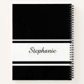 Aangepaste tweetonige naam Script Corporate Gift J Notitieboek (Achterkant)