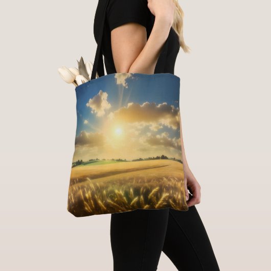 Aangepaste tweezijdige Afbeelding gepersonaliseerd Tote Bag (Dichtbij)