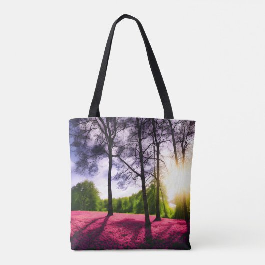 Aangepaste tweezijdige Afbeelding gepersonaliseerd Tote Bag (Achterkant)