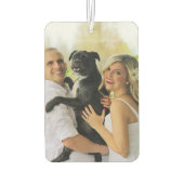 Aangepaste tweezijdige familiefoto persoonlijke fo luchtverfrisser (Achterkant)