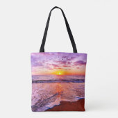 Aangepaste tweezijdige foto gepersonaliseerde Sjab Tote Bag (Achterkant)