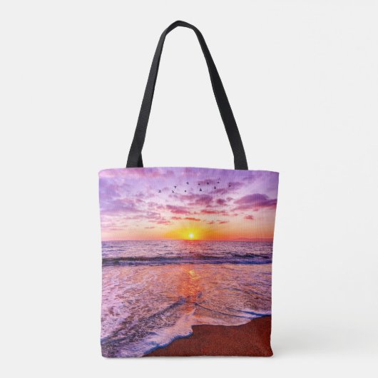Aangepaste tweezijdige foto gepersonaliseerde Sjab Tote Bag (Achterkant)