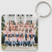 Aangepaste tweezijdige foto sleutelhanger (Achterkant)