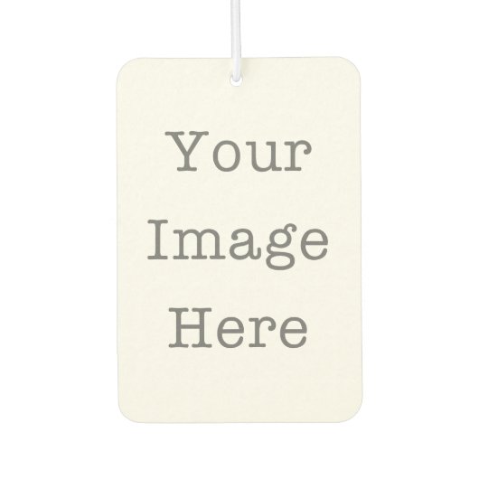 Aangepaste tweezijdige foto's Auto Luchtverfrisser (Voorkant)