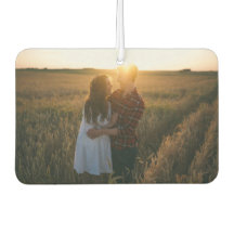 Aangepaste tweezijdige foto's Auto Luchtverfrisser