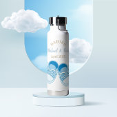 Aangepaste Twin Boys Baby Schoenen Naam Waterfles