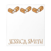 Aangepaste Twinkie Junk Food Foodie Snack Cakes Notitieblok (Voorkant)