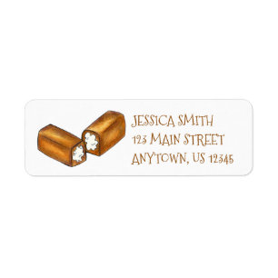 Aangepaste Twinkie Junk Food Foodie Snack Labels