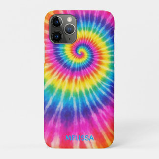 Aangepaste Tye-Dye Retro Kleurrijke Unisex Voeg Na Case-Mate iPhone Case