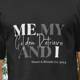 Aangepaste typografie Hondeneigenaar Gevestigd Coo T-shirt