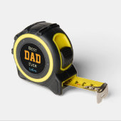 aangepaste typografie naam beste papa ooit rolmaat (Hoek)