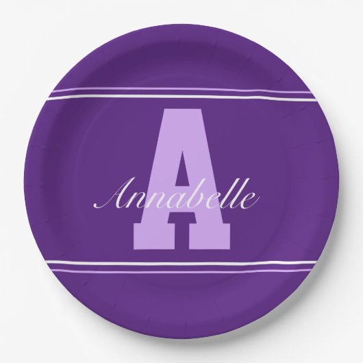 Aangepaste typografie naam borden papieren bordje (Voorkant)