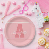 Aangepaste typografie naam borden papieren bordje (Feest)