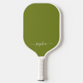 Aangepaste typografie naam pickleball paddle (Achterkant)