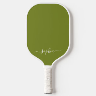 Aangepaste typografie naam pickleball paddle