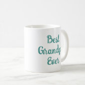 Aangepaste typografie Sjabloon Beste opa ooit Koffiemok (Voorkant rechts)