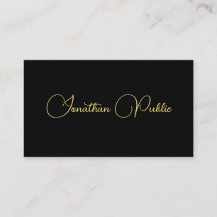 Aangepaste typografische scriptnaam elegante Sjabl Visitekaartje