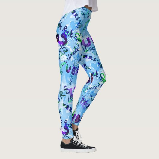 Aangepaste UBRS Rock Shop van oom Bob Leggings (Rechts)