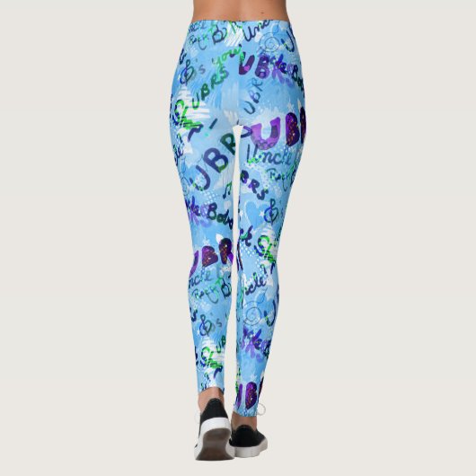 Aangepaste UBRS Rock Shop van oom Bob Leggings (Achterkant)
