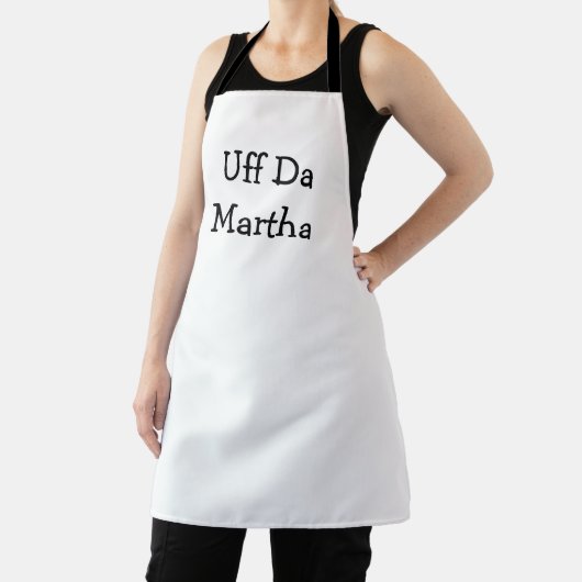 Aangepaste Uff Da Apron. Schort (Insitu)