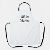 Aangepaste Uff Da Apron. Schort (Voorkant)