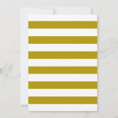 Aangepaste uitgestelde trouwkaart goud schrift kaart (Achterkant)
