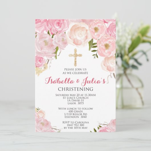 Aangepaste uitnodiging (Staand voorkant)