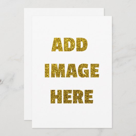 Aangepaste uitnodiging (Voorkant / Achterkant)