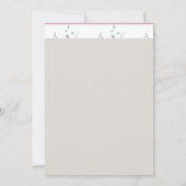 Aangepaste uitnodiging | 13x18 cm | Elegant | Pers (Achterkant)