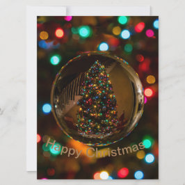 Aangepaste uitnodiging gelukkig Kerstmis