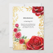 Aangepaste uitnodiging op feestdag (Voorkant)