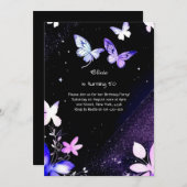 Aangepaste uitnodiging op feestdag (Voorkant / Achterkant)