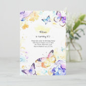 Aangepaste uitnodiging op feestdag (Staand voorkant)