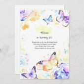 Aangepaste uitnodiging op feestdag (Voorkant / Achterkant)