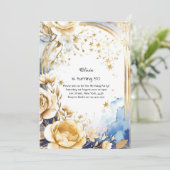 Aangepaste uitnodiging op feestdag (Staand voorkant)