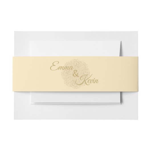 Aangepaste uitnodiging tailleband uitnodigingen wikkel (Voorkant Voorbeeld)