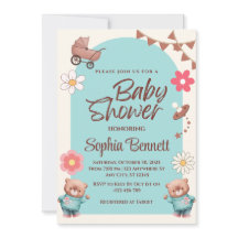 Aangepaste uitnodiging tot Baby shower